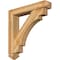 Ekena Millwork Merced Arts and Crafts Rough Sawn Bracket w/ Offset Brace, Western Red Cedar, 6"W x 32"D x 32"H BKT0604X32X32MRC03RWR - alternate 1